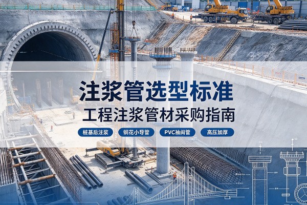 长垣注浆管选型标准
