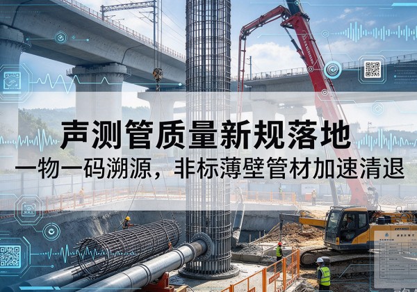 长垣声测管质量新规落地，一物一码溯源，非标薄壁管材加速清退